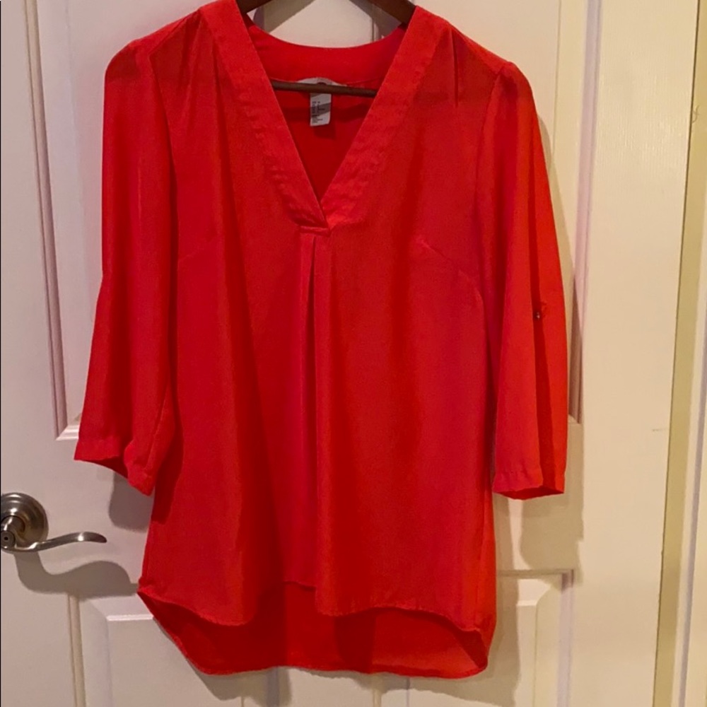 Women’s V-Neck 3/4 Sleeve Blouse